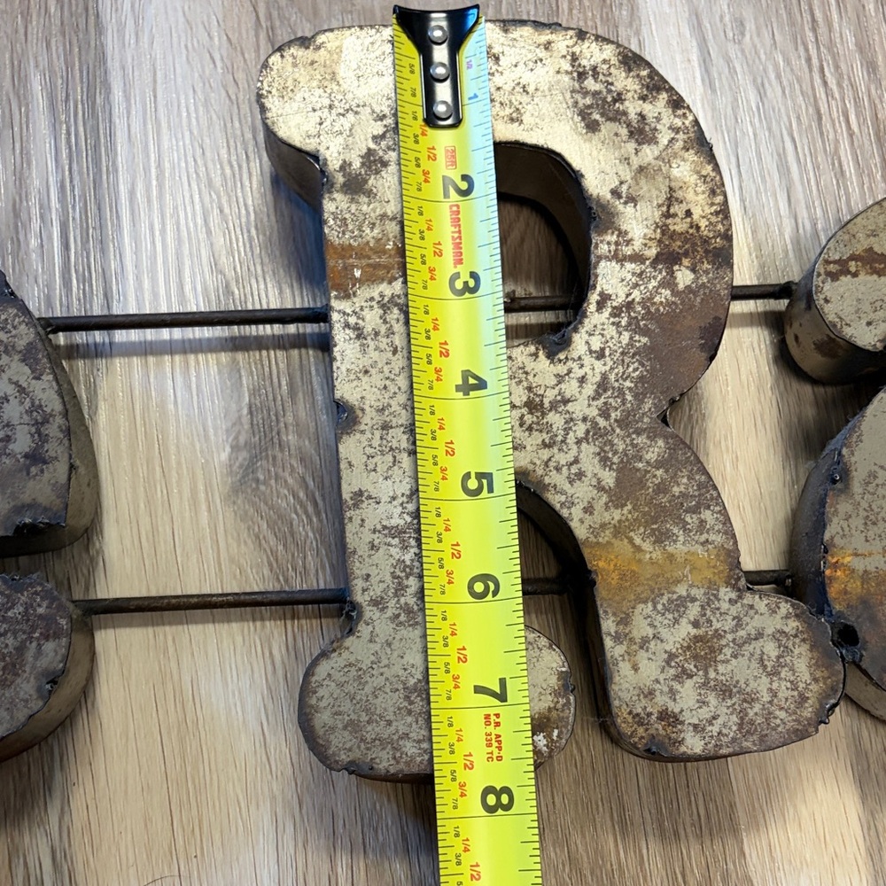 Rustic Metal 'The Ranch' Wall Decor - Picture 5 of 16